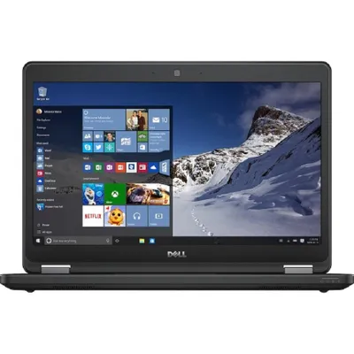 Productafbeelding van Dell Latitude E5470 laptop, met Intel Core i7-6820HQ processor, 8GB RAM, 256GB SSD, 1920x1080 resolutie, klasse A-, met Windows 10 Pro