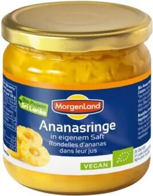 Produktbild von MorgenLand - Ananasringe in eigenem Saft - 388ml