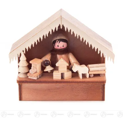 Zdjęcie produktu dla Miniaturowy stragan bożonarodzeniowy Wysokość ok. 7,5 cm NOWOŚĆ