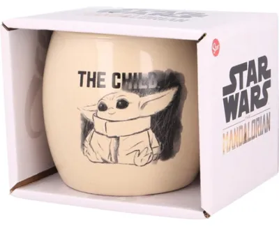 Productafbeelding van Star Wars - The Mandalorian - Mok met afbeelding van "Het Kind", verpakt in een cadeauverpakking