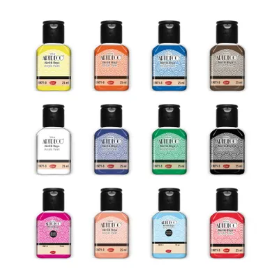 Produktbild von büst Artdeco Acrylfarben-Set 12x25ml Gemischte Farben