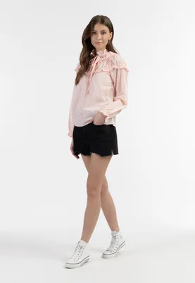 Image de Chemisier pour femme SAPORTA - rose clair, taille XL