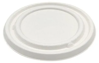 Zdjęcie produktu dla Wieczko do pojemnika/miseczki na zupę z trzciny cukrowej 400ml, 50szt