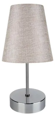 Immagine prodotto di Lampada da tavolo Estelya cromo beige