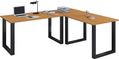 Obrázek produktu pro Psací stůl U Rohový psací stůl tvaru L 190x130x50