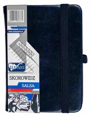 Obrázok produktu pre Skorowidz A7 w twardej oprawie granatowy