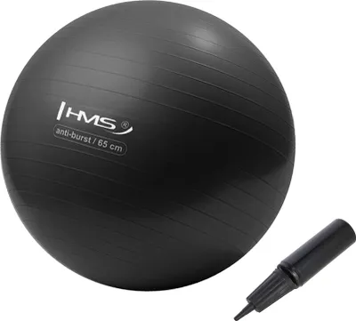 Produktbild von Gymnastikball HMS YB02 65 cm schwarz