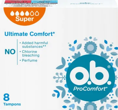 Produktbild von O.B. ProComfort Super Tampons 8 Stück