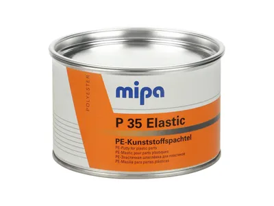 Produktbild von MIPA Kunststoffspachtel "P35 Elastic" El 1000 g Dose, graphitgrau (ca. RAL 7024)