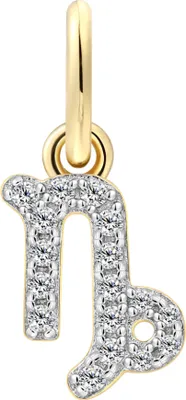 Produktbild von XENOX Charm-Anhänger Sternzeichen STEINBOCK vergoldet XS10469G