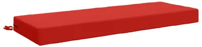 Produktbild von vidaXL Sitzkissen SOEST 100 % Polyester Rot 120 x 40 x 10 cm