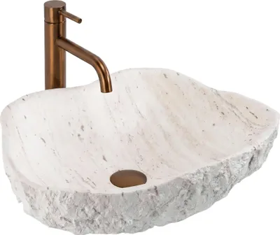 Obrázek produktu pro Umyvadlo Na Desku Rea Isla Shiro Beige