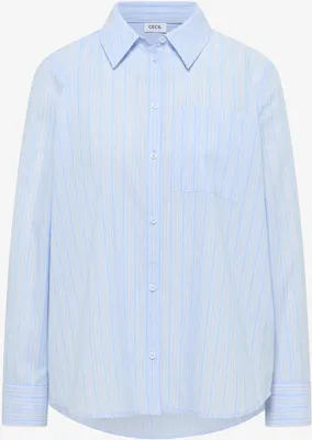 Produktbild von CECIL Hemdbluse 'Gestreifte Hemdbluse', B345995, light sky blue, Gr. L