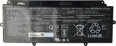 Produktbild von vhbw Akku kompatibel mit Fujitsu LifeBook U939X (VFY U939XMPR77DE) Notebook (3490 mAh, 14,4 V, Li-Ion)