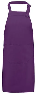 Imagen del producto de L-Merch - Delantales de un solo color LT3993 (talla única) (morado)