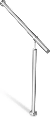 Immagine prodotto di Jiubiaz ringhiera d'ingresso ringhiere e corrimano 180cm in acciaio inox corrimano a parete ringhiera per scale scala esterna interna