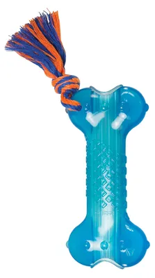 Produktbild von Petstages Orka Bone - Kauspielzeug für Hunde - Leckerlispender - Royalblau