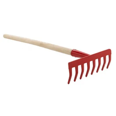 Immagine prodotto di J.A.D. Tools 10090 Rastrello con manico 60 cm, utensili per bambini