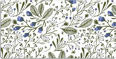 Produktbild von Schreibtischmatte Tischunterlage 100x50 cm Mauspad - Blumen