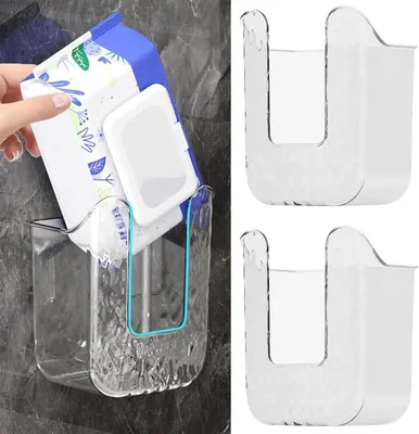 Imagen del producto de Soportes para toallas autoadhesivos, paquete de 2 unidades, duraderos, para cocina y baño