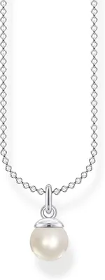 Produktbild von Thomas Sabo Halskette KE2076-082-14-L45v Silber Perle