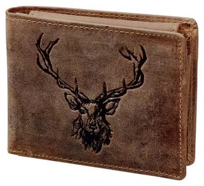 Obrázok produktu pre Green Burry Vintage taška na nože, 2-dielna, koža „Royal Stag“ (hnedá)