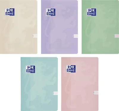Zdjęcie produktu dla Zeszyt oxford touch pastel a5/16k linia podwójna kolorowa