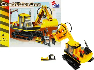 Produktbild von Bauklötze Bagger 264 Stück Alleblox AB5007
