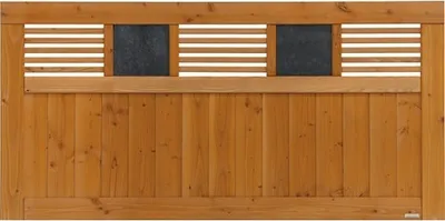 Produktbild von Vorgartenzaun Konsta Latina 180 x 90 cm douglasie kirschbaumfarben lasiert