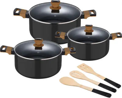 Produktbild von Topfset Bergner Earth 9 Stücke