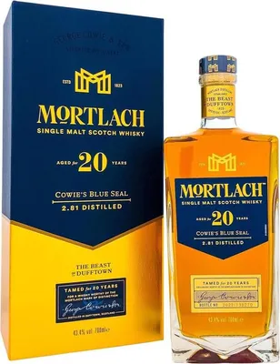 Produktbild von Mortlach 20 Years + Box 700ml 43,4% Vol.