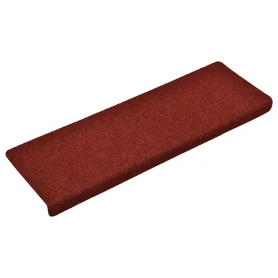 Produktbild von Treppenmatten 15 Stk. Nadelvlies 65x21x4 cm Rot