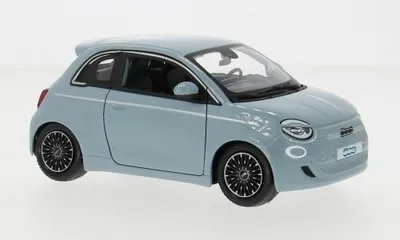 Produktbild von Bburago BBU18-21110LIGHTBLUE - 1/24 - Fiat 500e, hellblau, 2023 - Neu