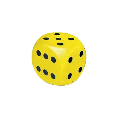 Produktbild von Volley Schaumstoffwürfel, Gelb, 16 cm