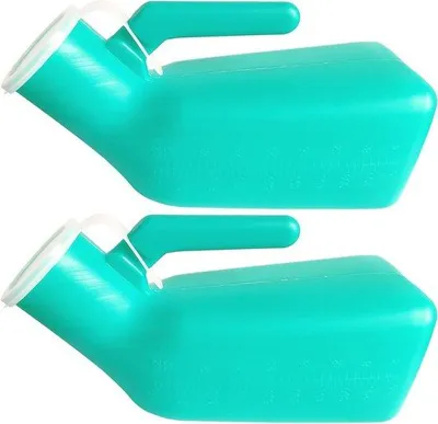 Obrázek produktu pro Nádoba na moč pro muže – přenosná a nárazuvzdorná nádoba o objemu 32 oz./1000 ml pro použití v nemocnici, v autě i venku