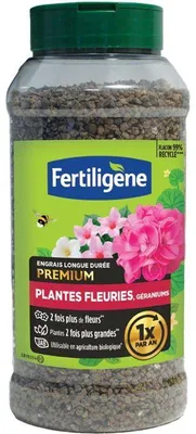 Produktbild von Langzeitdünger Premium FERTILIGENE für Geranien, Dipladenien und blühende Pflanzen, 600 g, für den ökologischen Landbau, FEGLDGER
