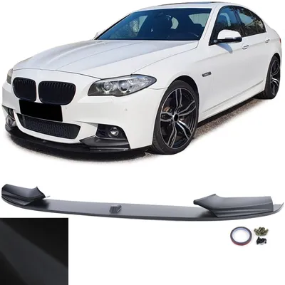 Produktbild von Frontspoiler Schwarz Matt Spoiler Lippe für BMW 5er F10 F11 2010-17 mit M-Paket
