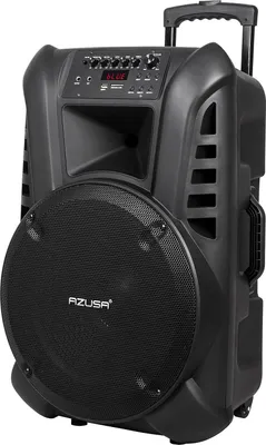 Obrázok produktu pre Azusa MIK0134 Bluetooth reproduktor, 2 mikrofóny, diaľkové ovládanie, 120 W, čierny
