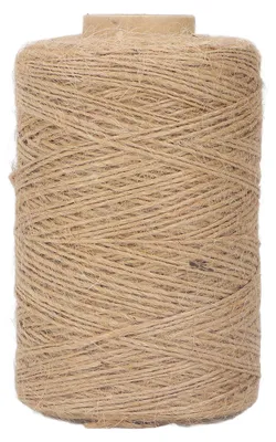 Obrázek produktu pro Jutová šňůra, délka 300 m, průměr 1 mm, 1 vlákno, jutové lano, DIY řemeslné potřeby, domácí dekorace