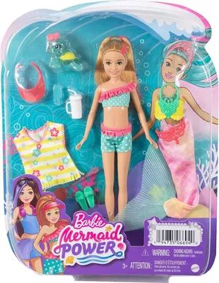 Produktbild von Mattel HHG56 - Barbie - Mermaid Power - Puppe mit Zubehör und Accessories, Meerjungfrau