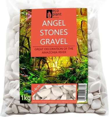 Obrázek produktu pro Eco Plant Andělské kameny 1kg - bílé kameny oblázky 10-40mm Eco Plant