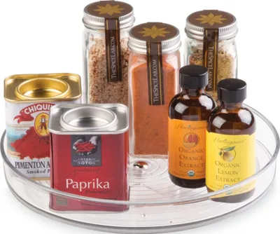 Produktbild von iDesign 58630 Küchen Organizer, kleiner Drehteller aus BPA-freiem Kunststoff für
