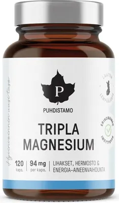 Produktbild von Purifier Dreifach-Magnesium 120 Kapseln