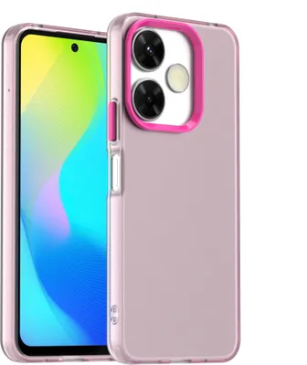 Produktbild von Handyhülle für Xiaomi Redmi 13 4G Schlank Durchscheinend Matt Stoßfest Schutzhülle Rot