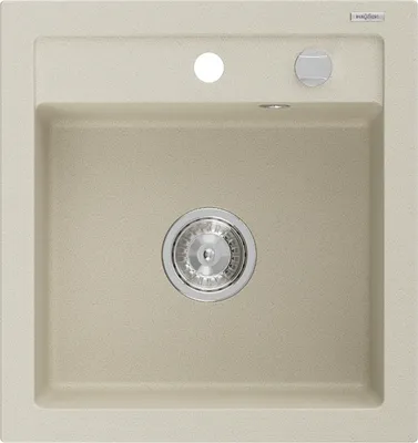 Produktbild von Mexen Vito 1-Becken-Granit-Spüle 520 x 490 mm, Beige - 6503521000-69