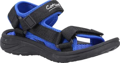 Produktbild von Cotswold - Kinder Sandalen "Bodiam", recyceltes Material FS9890 (28 EU) (Schwarz/Marineblau)