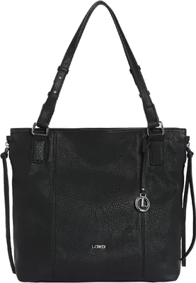 Image de L.CREDI sac shopper sac à épaule Jana Shopper Black noir