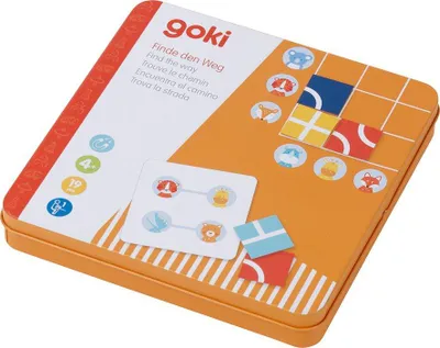 Produktbild von Goki Magnetspiel - Puzzle-Spiel finde den Weg, Lernspielzeug