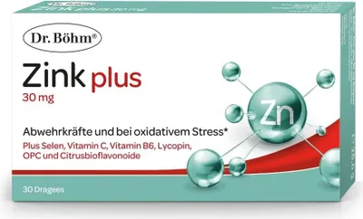Immagine prodotto di Dr. Böhm Zinco plus 30 mg, 30 compresse rivestite
