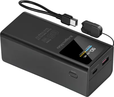 Obrázek produktu pro Kruger&Matz KM0914 Powerbanka 20000 mAh Li-ion 65W, Quick Charge 3.0, černá